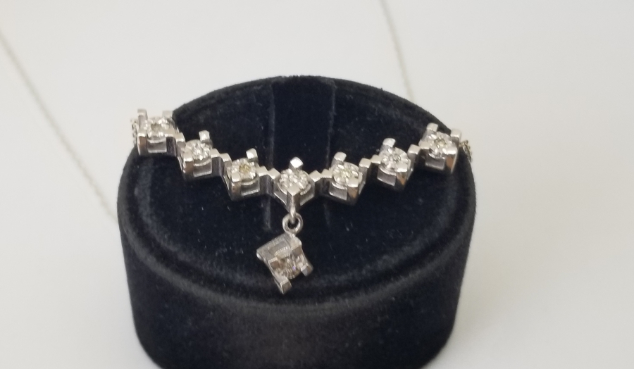 PIRLANTA TAŞLI ÖZEL YAPIM GERDANLIK