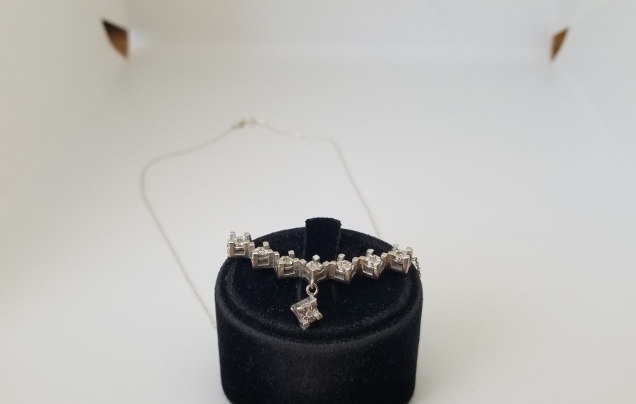 PIRLANTA TAŞLI ÖZEL YAPIM GERDANLIK