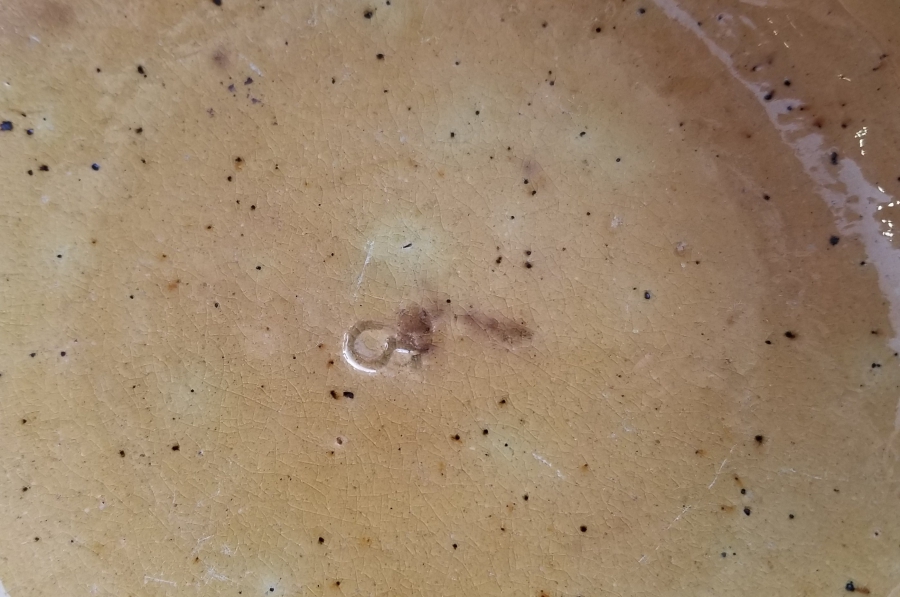 NADİR TİPTE İÇİ OSMANLICA YAZILI ÇANAKKALE BÜYÜK BOY KAPAKLI KASE