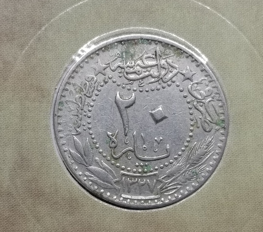 MEHMED REŞAD HAN DÖNEMİ KAPAMASINDA NİKEL 20 PARA