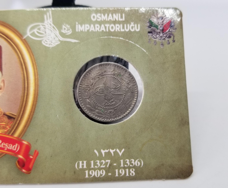 MEHMED REŞAD HAN DÖNEMİ KAPAMASINDA NİKEL 10 PARA