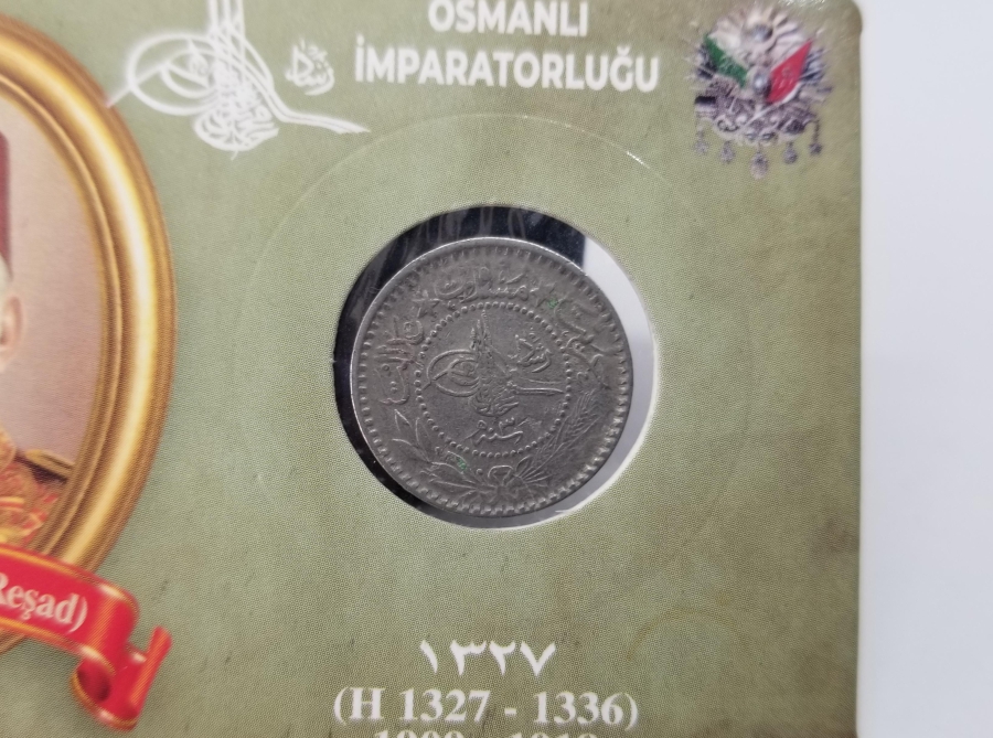 MEHMED REŞAD HAN DÖNEMİ KAPAMASINDA NİKEL 10 PARA