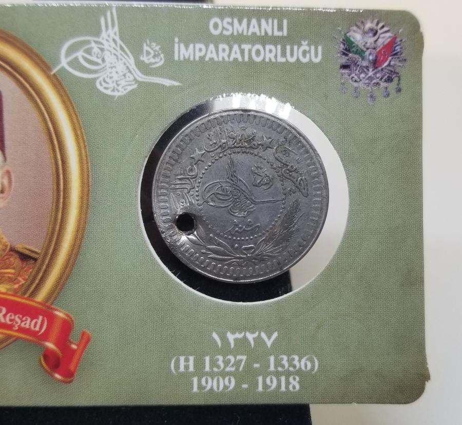 MEHMED REŞAD HAN DÖNEMİ KAPAMASINDA NİKEL 40 PARA