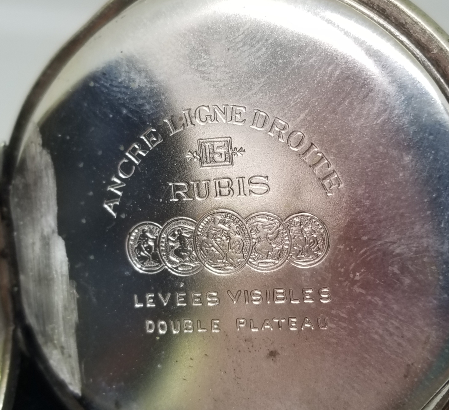 ANTİKA GÜMÜŞ CEP SAATİ KASASI