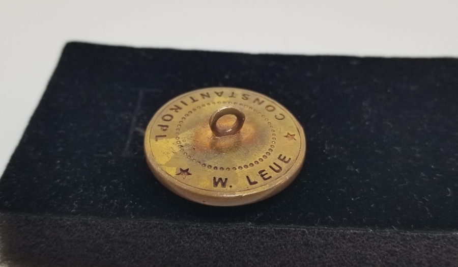 ÜZERİ OSMANLI DEVLET ARMALI NADİR ERTUĞRUL ALAYLARI SUBAY CEKET DÜĞMESİ