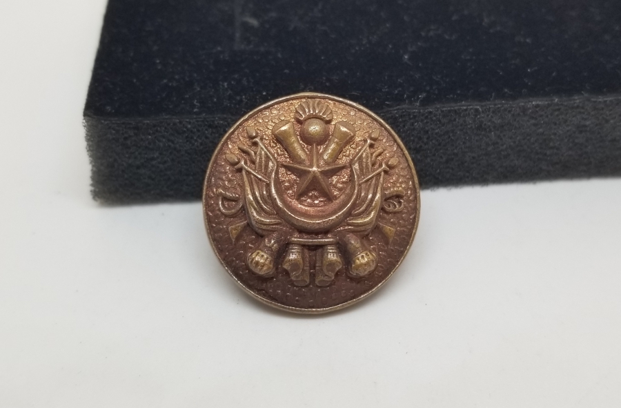 ÜZERİ OSMANLI DEVLET ARMALI NADİR ERTUĞRUL ALAYLARI SUBAY CEKET DÜĞMESİ