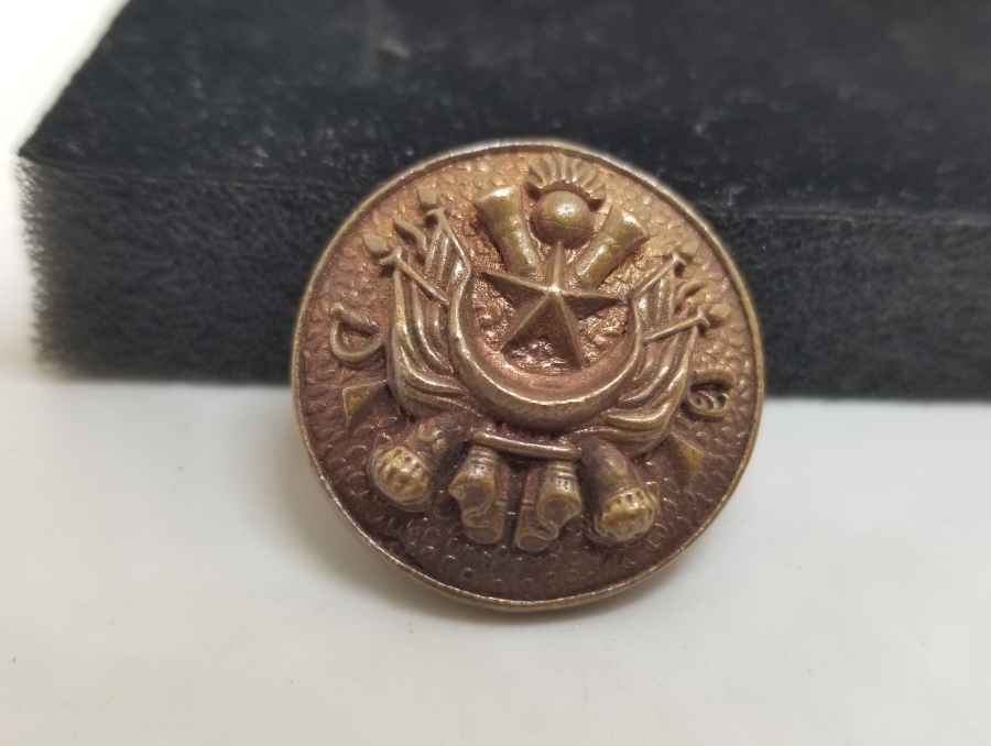 ÜZERİ OSMANLI DEVLET ARMALI NADİR ERTUĞRUL ALAYLARI SUBAY CEKET DÜĞMESİ