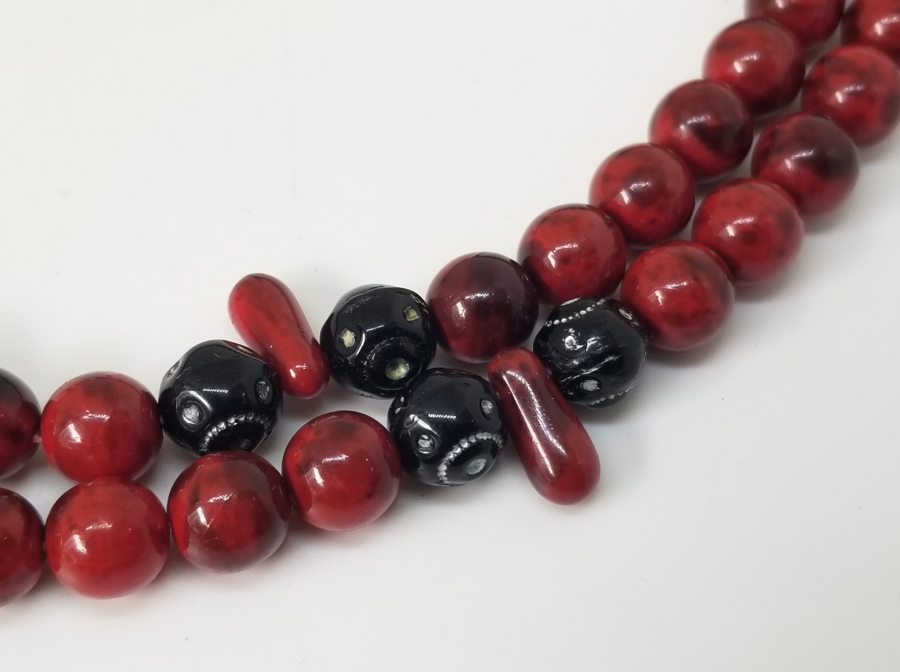 OSMANLI DÖNEMİ MERCANİ RENKTE BEYKOZ NAMAZ - ZİKİR TESPİHİ