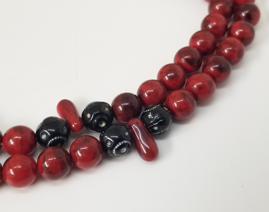 OSMANLI DÖNEMİ MERCANİ RENKTE BEYKOZ NAMAZ - ZİKİR TESPİHİ