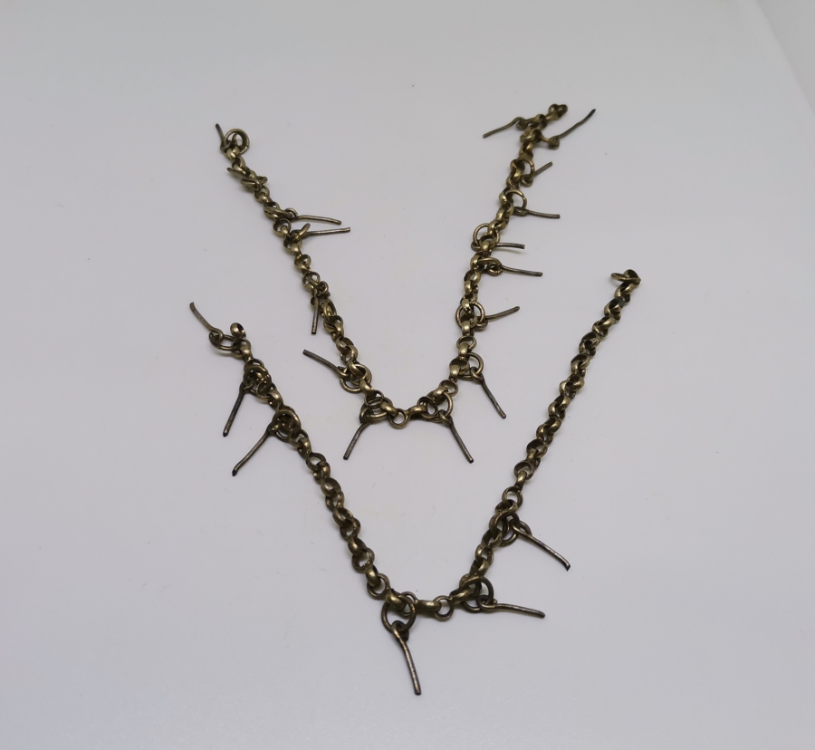 OSMANLI DÖNEMİ AŞIK ZİNCİRİNDEN YAPILMIŞ FES SÜSÜ PARÇALARI