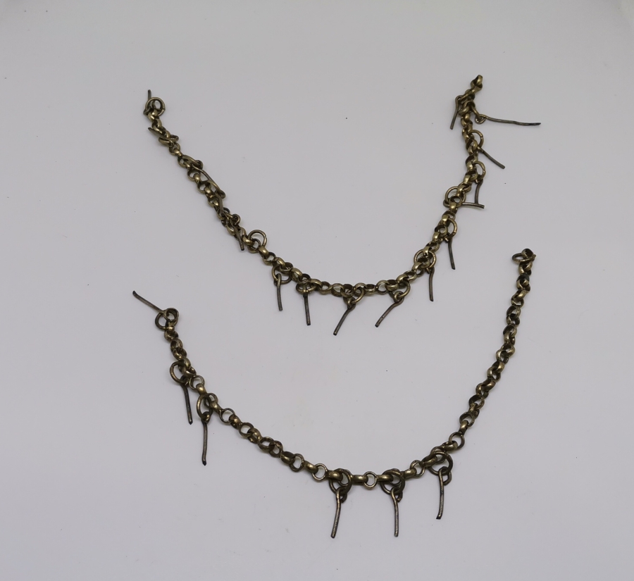 OSMANLI DÖNEMİ AŞIK ZİNCİRİNDEN YAPILMIŞ FES SÜSÜ PARÇALARI