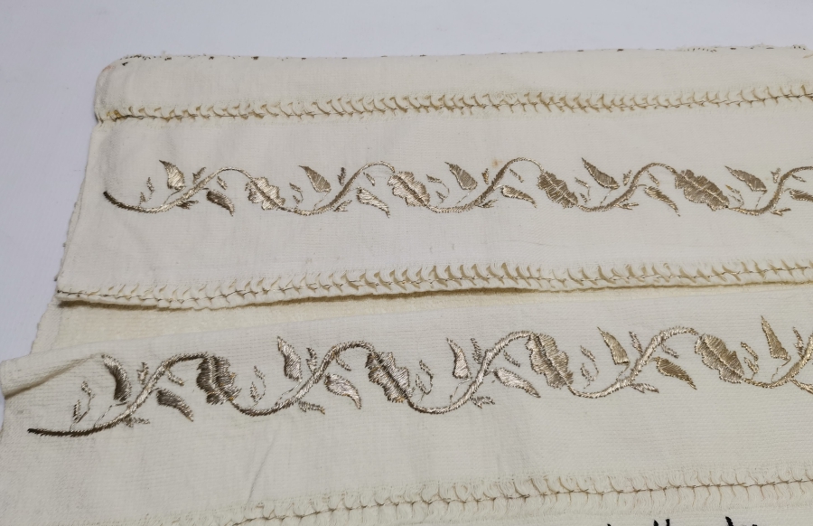 ÜZERİ BEYİT YAZILI OSMANLI DÖNEMİ BURSA İŞİ KULLANILMAMIŞ NADİR HAVLU