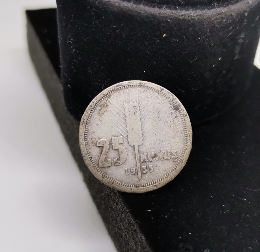 1935 YILI GÜMÜŞ 25 KURUŞ