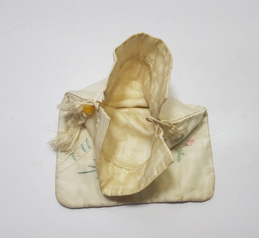 OSMANLI DÖNEMİ MISIR HATIRASI İPEK KESE