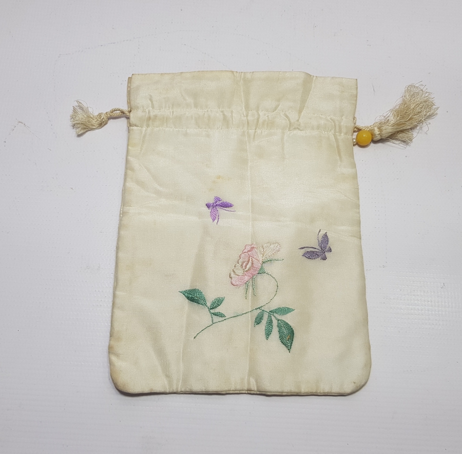 OSMANLI DÖNEMİ MISIR HATIRASI İPEK KESE