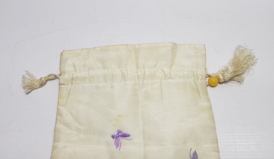 OSMANLI DÖNEMİ MISIR HATIRASI İPEK KESE