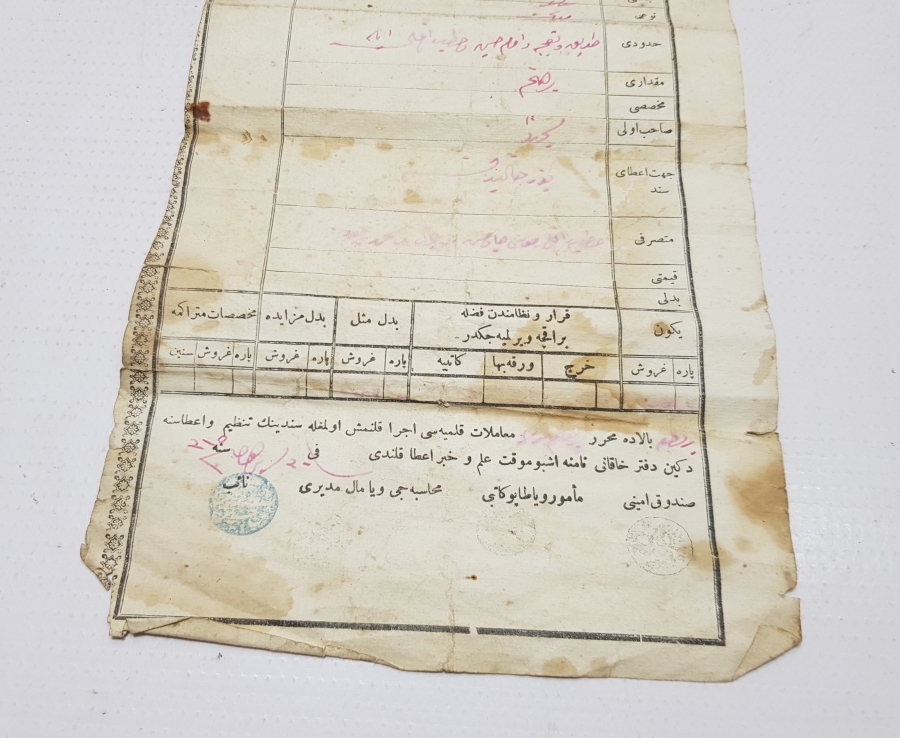 OSMANLI DÖNEMİ KASTAMONU VİLAYETİ SENED-İ HAKANİ