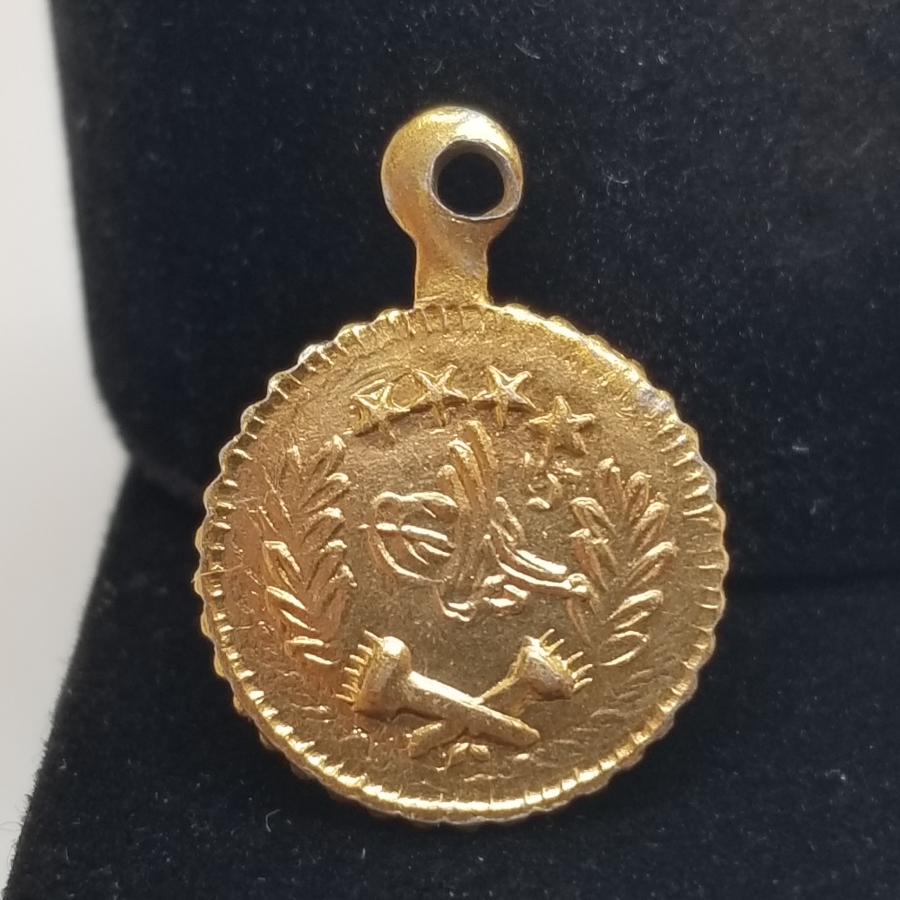 OSMANLI DÖNEMİ ALTIN KAPLAMA SÜNNET MAŞALLAHI