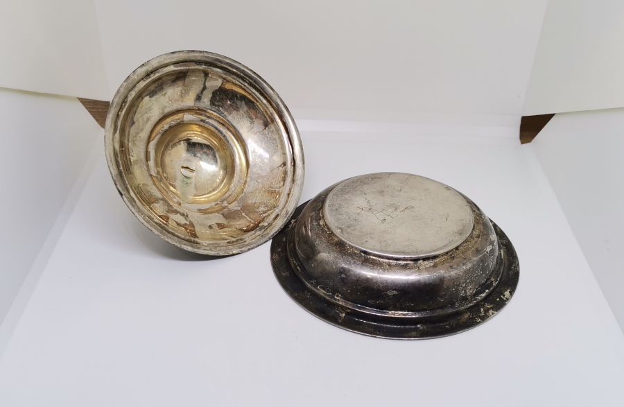 GÜMÜŞ KAPLAMA ANTİKA KAPAKLI İFTARİYELİK