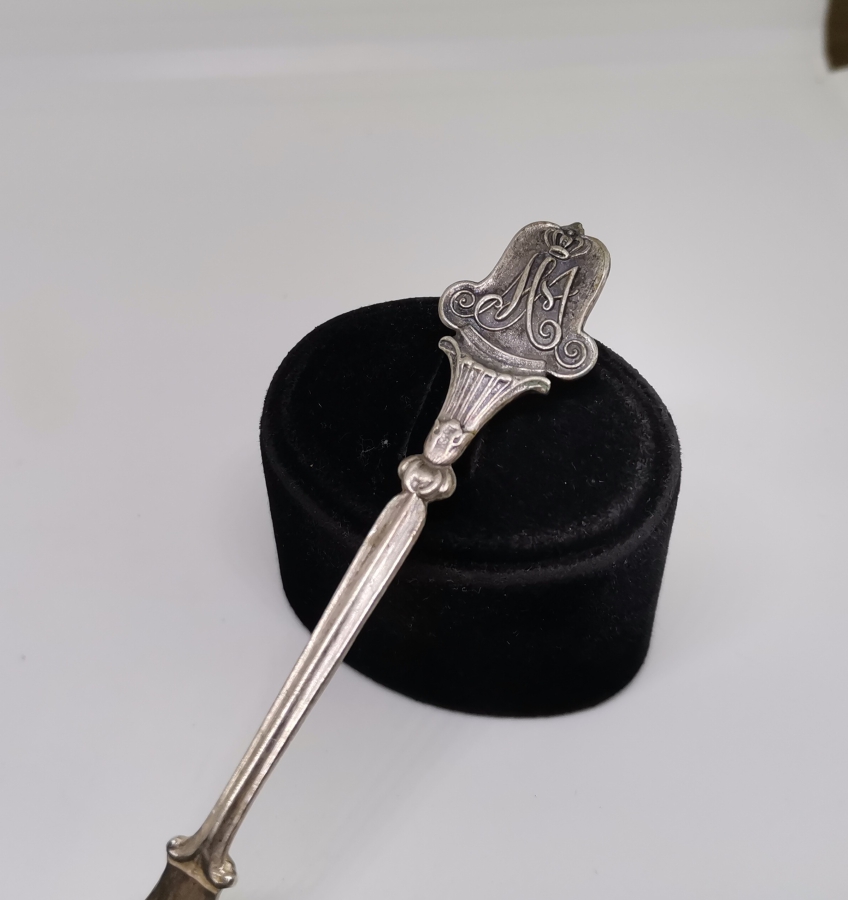 KABARTMA İŞÇİLİKLİ ANTİKA GÜMÜŞ HATIRA KAŞIK