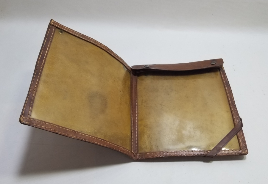 1. DÜNYA SAVAŞI DÖNEMİ NADİR TİPTE DERİ HARİTACI ÇANTASI