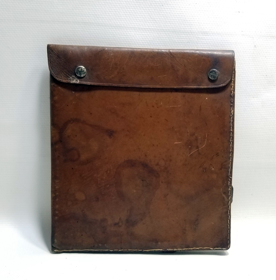 1. DÜNYA SAVAŞI DÖNEMİ NADİR TİPTE DERİ HARİTACI ÇANTASI