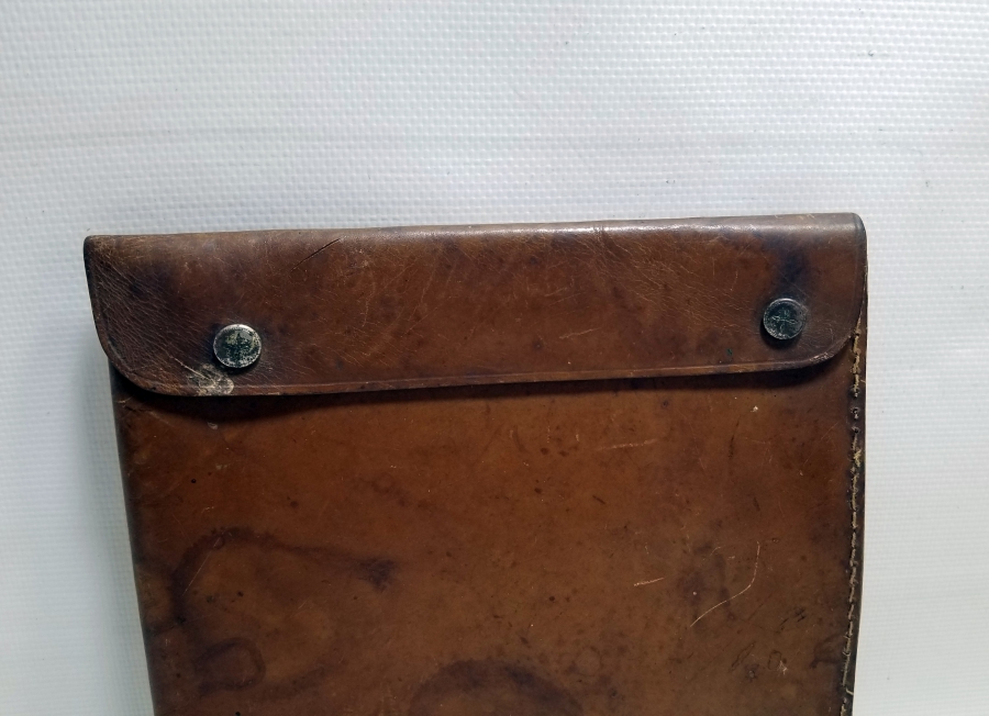 1. DÜNYA SAVAŞI DÖNEMİ NADİR TİPTE DERİ HARİTACI ÇANTASI