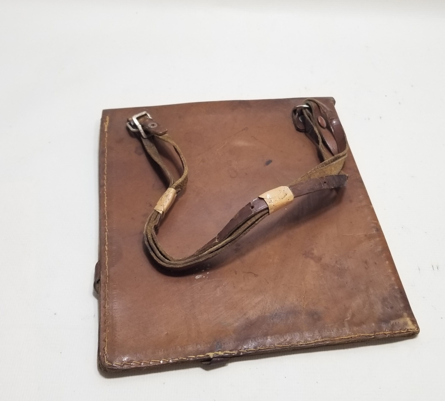 1. DÜNYA SAVAŞI DÖNEMİ NADİR TİPTE DERİ HARİTACI ÇANTASI