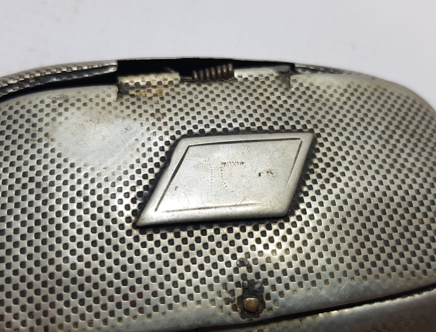 OSMANLI DÖNEMİ SAVATLI GÜMÜŞ TÜTÜN TABAKASI