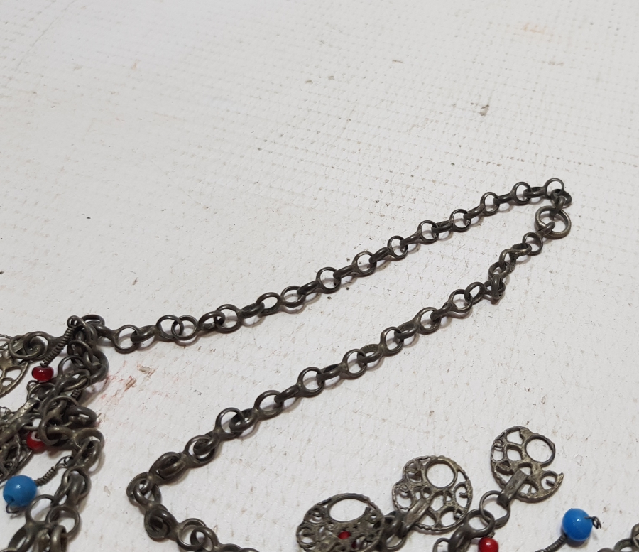 TELKARİ İŞÇİLİKLİ OSMANLI DÖNEMİ GÜMÜŞ GERDANLIK