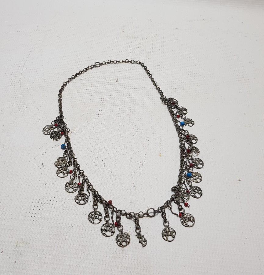 TELKARİ İŞÇİLİKLİ OSMANLI DÖNEMİ GÜMÜŞ GERDANLIK