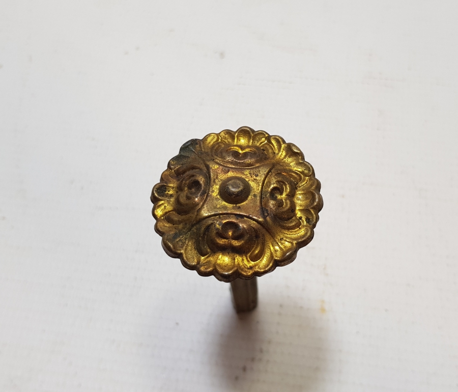 BAKIR ÜZERİ TOMBAK İŞÇİLİKLİ OSMANLI DÖNEMİ BASTON SAPI