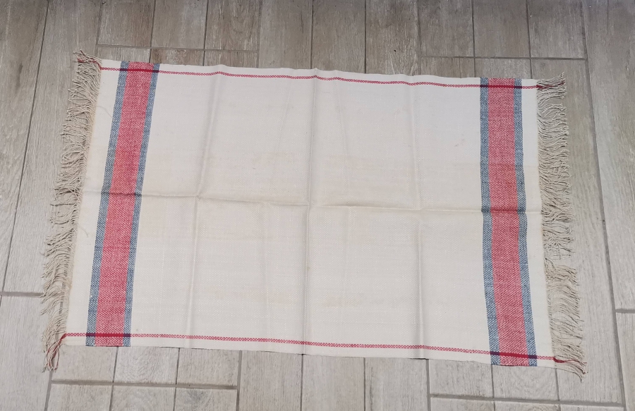 OSMANLI EL DOKUMA İPEKLİ HAVLU