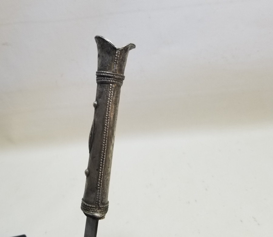 GÜMÜŞ SAPLI OSMANLI DÖNEMİ ÇERKES İŞİ KUŞAK KAMASI