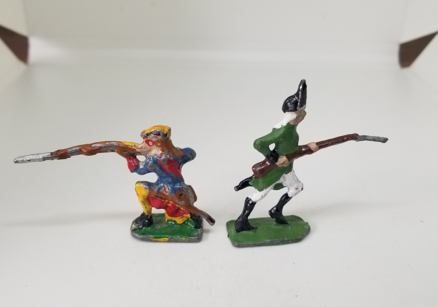 EL BOYAMA ANTİKA 2 ADET KURŞUN ASKER