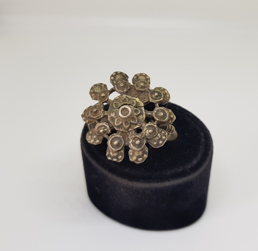 KABARTMA İŞÇİLİKLİ EL YAPIMI OSMANLI DÖNEMİ YÜZÜK