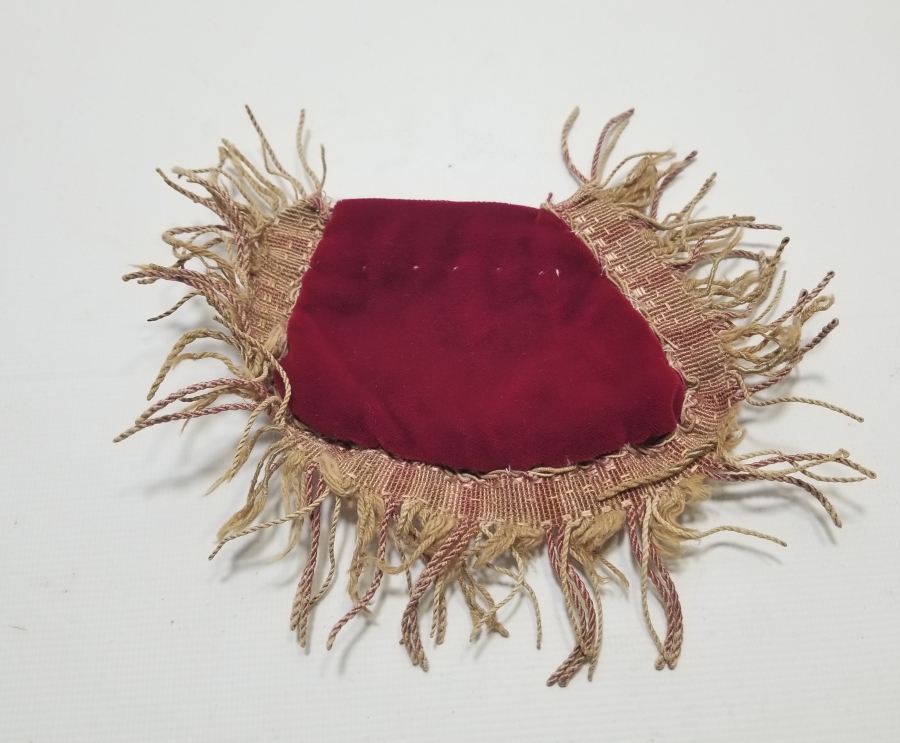 OSMANLI DÖNEMİ SIRMALI KADİFE CEP SAATİ KESESİ