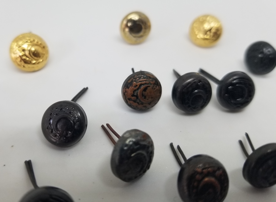 ANTİKA ASKERİ CEKET KOL DÜĞMELERİ LOTU