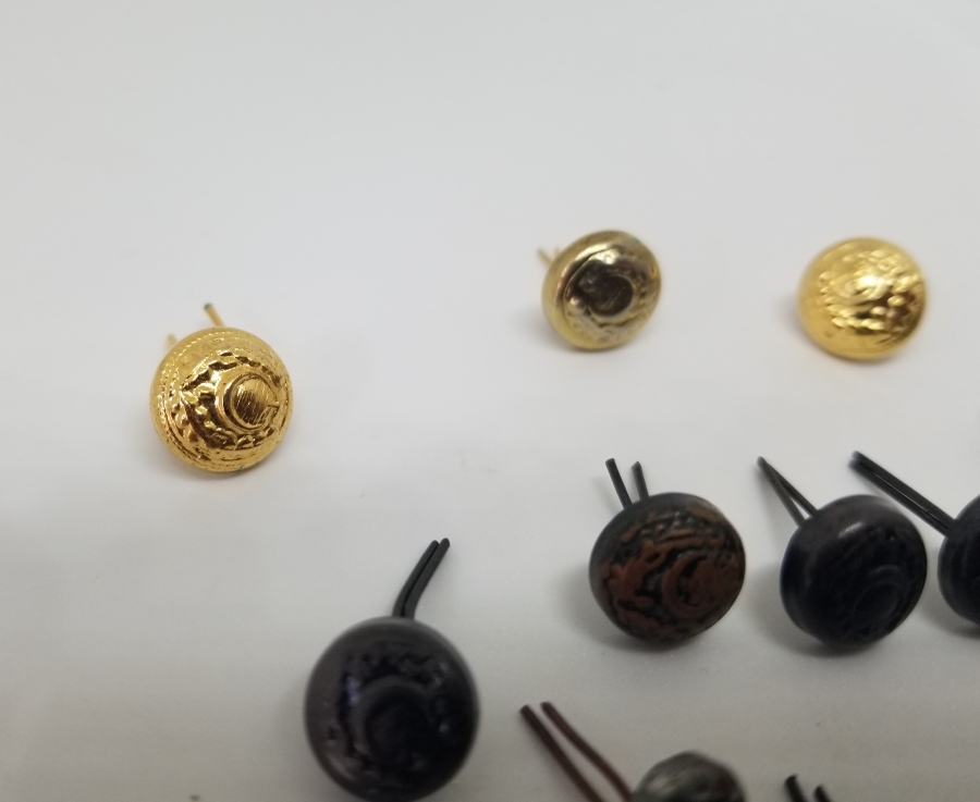 ANTİKA ASKERİ CEKET KOL DÜĞMELERİ LOTU