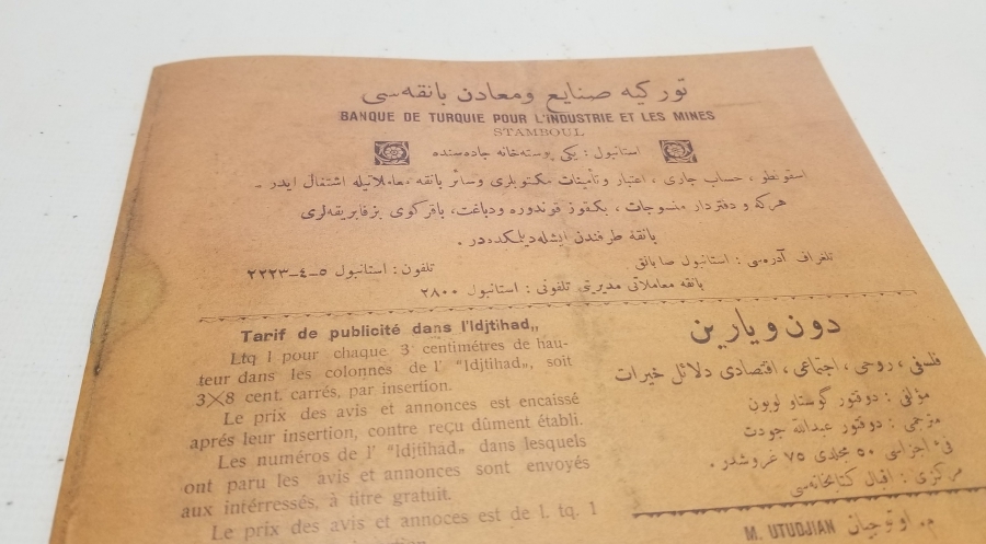 OSMANLICA İÇTİHAT DERGİSİ