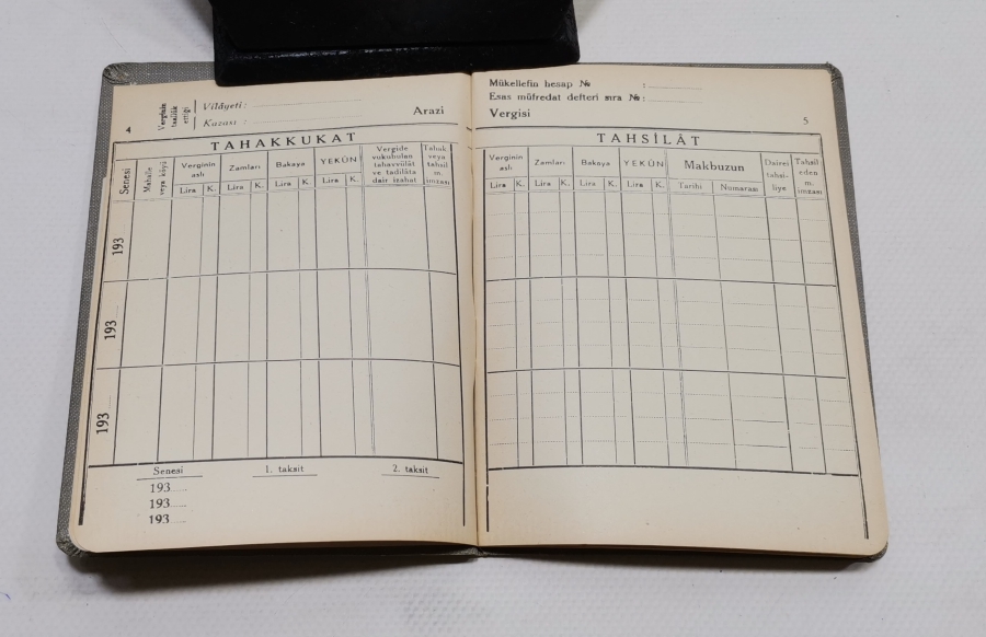 ANTİKA VERGİ CÜZDANI