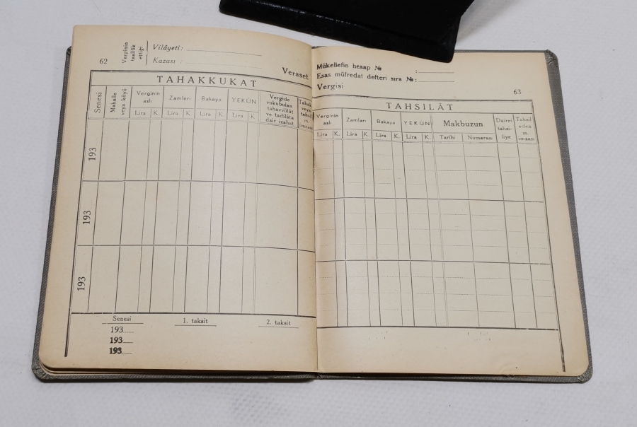 ANTİKA VERGİ CÜZDANI