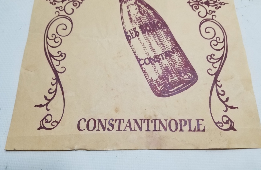 OSMANLI DÖNEMİ ÇOK NADİR BOMONTİ BİRA REKLAMI AFİŞİ