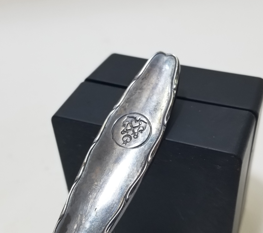 ŞİRKET-İ HAYRİYE DAMGALI OSMANLI DÖNEMİ SERVİS SPATULASI