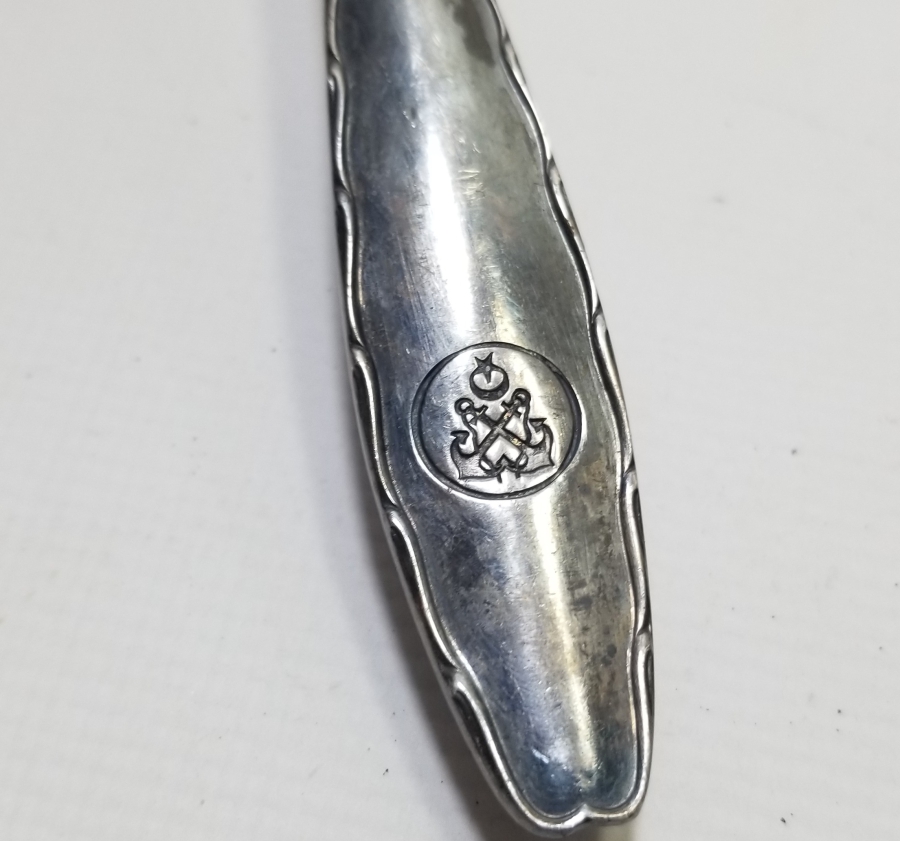 ŞİRKET-İ HAYRİYE DAMGALI OSMANLI DÖNEMİ SERVİS SPATULASI