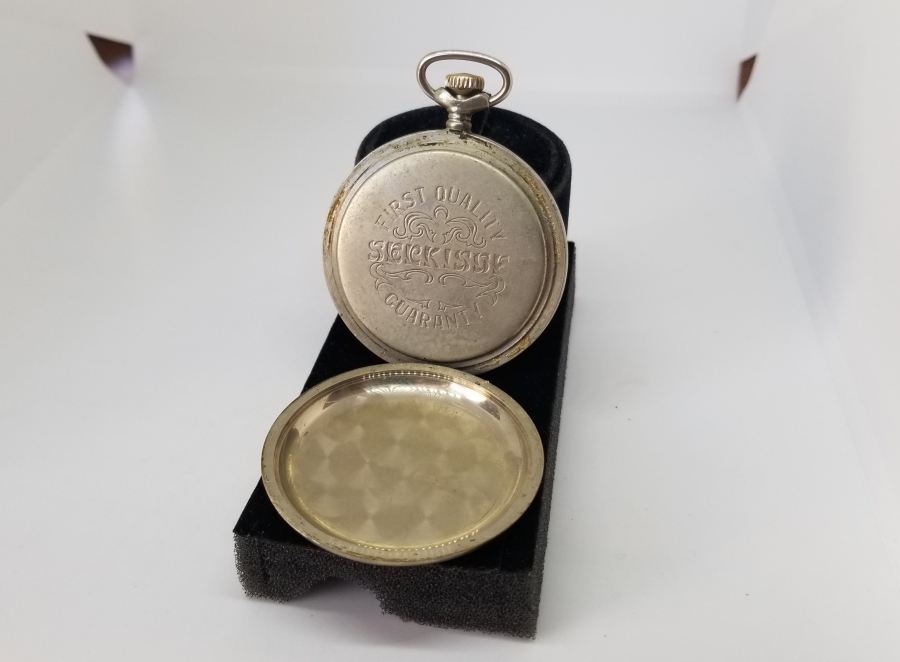 TEPEDEN KURMALI ANTİKA SERKISOF MARKA CEP SAATİ