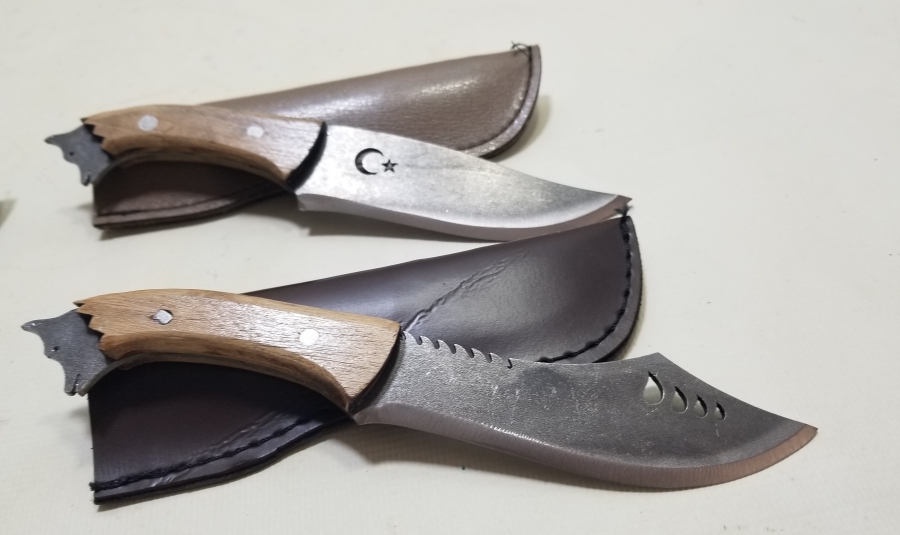 EL YAPIMI 4 ADET KAMPÇI BIÇAĞI