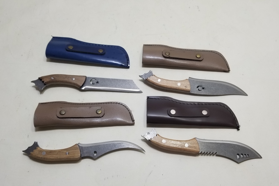 EL YAPIMI 4 ADET KAMPÇI BIÇAĞI