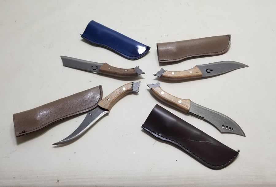 EL YAPIMI 4 ADET KAMPÇI BIÇAĞI