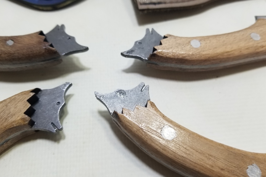 EL YAPIMI 4 ADET KAMPÇI BIÇAĞI